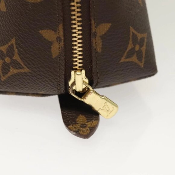 LOUIS VUITTON Monogram Trousse Demi Ronde Cosmetic Pouch M47520 LV Auth 130054 - Picture 9 of 16